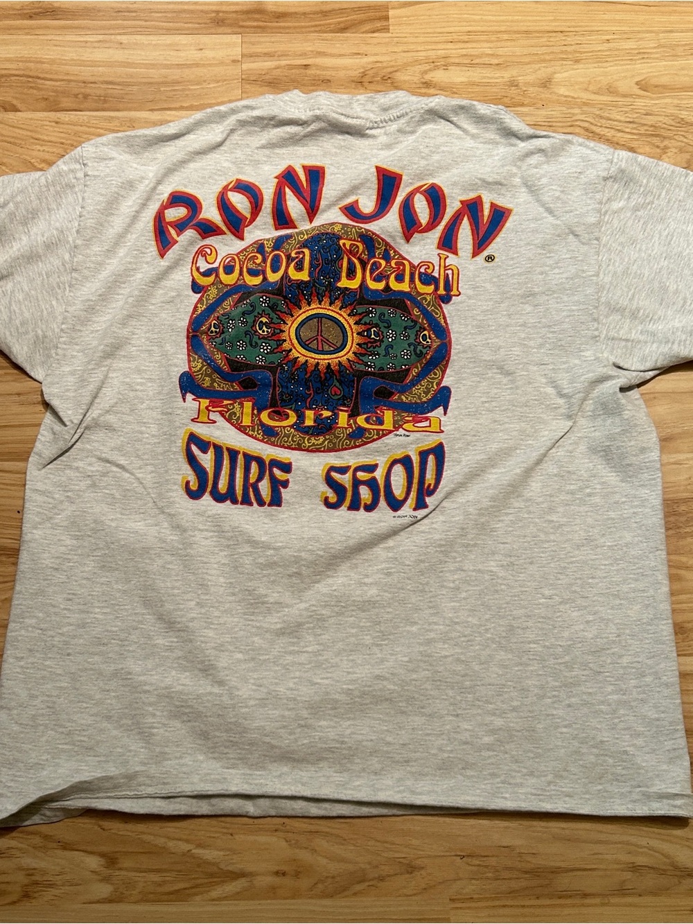 Ron Jon Cocoa Beach Gray Surf Shop Graphic Tee - Men XL